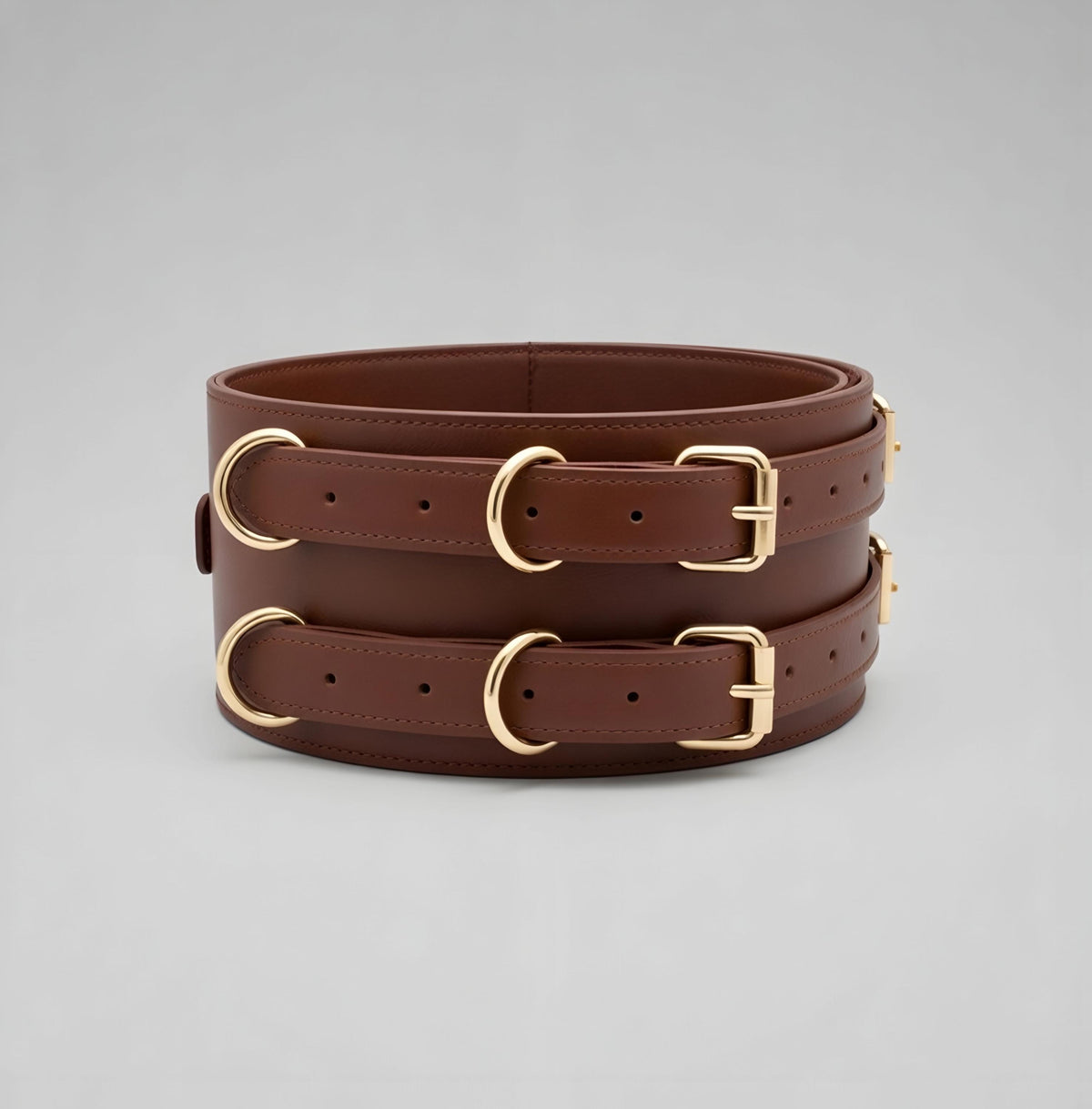 Leather Waist Corset Belt Harness Adjustable Cincher