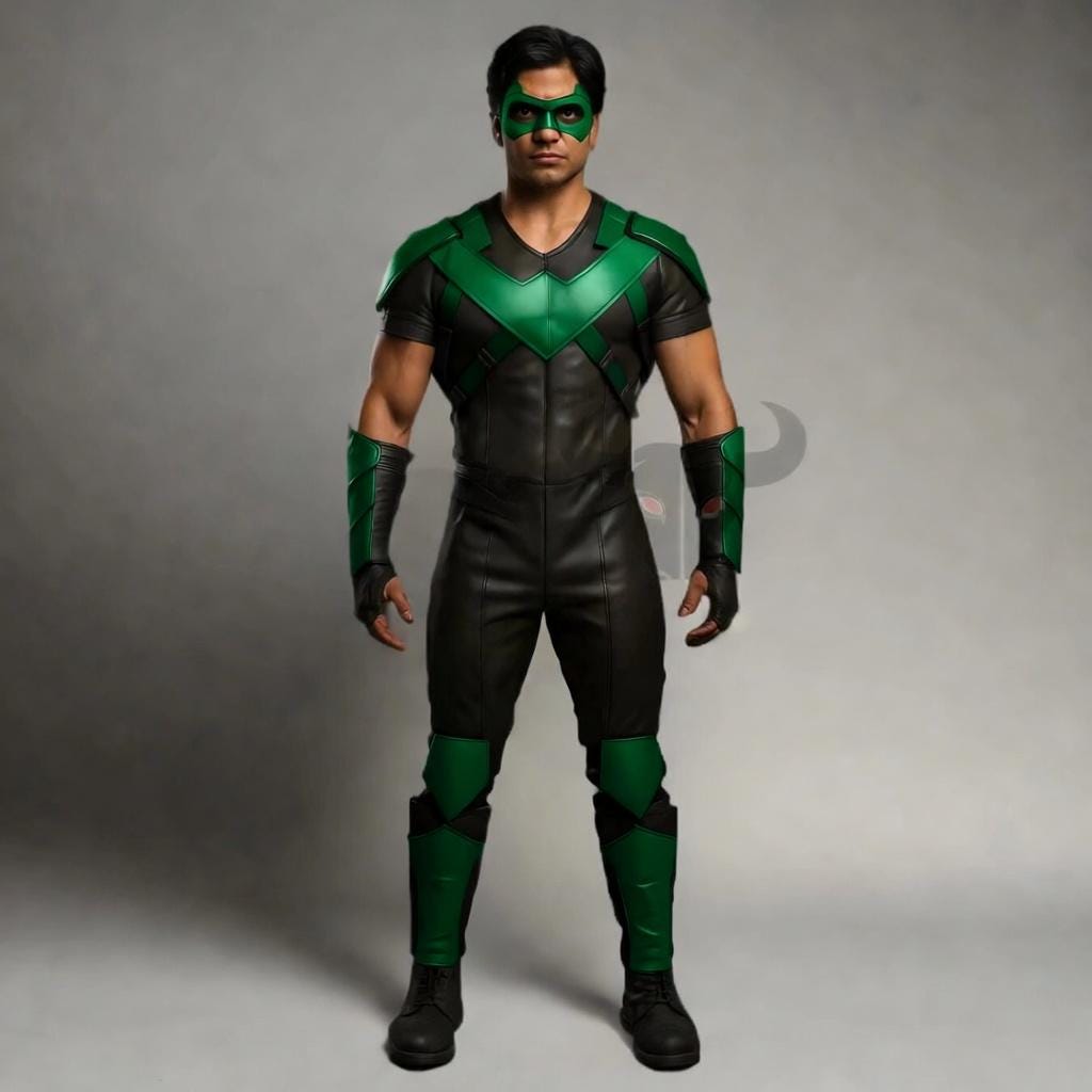 Handmade Nightwing Cosplay Costume Leather Suit | Gladiator Kilt Gothic Santa Outfit Halloween LARP