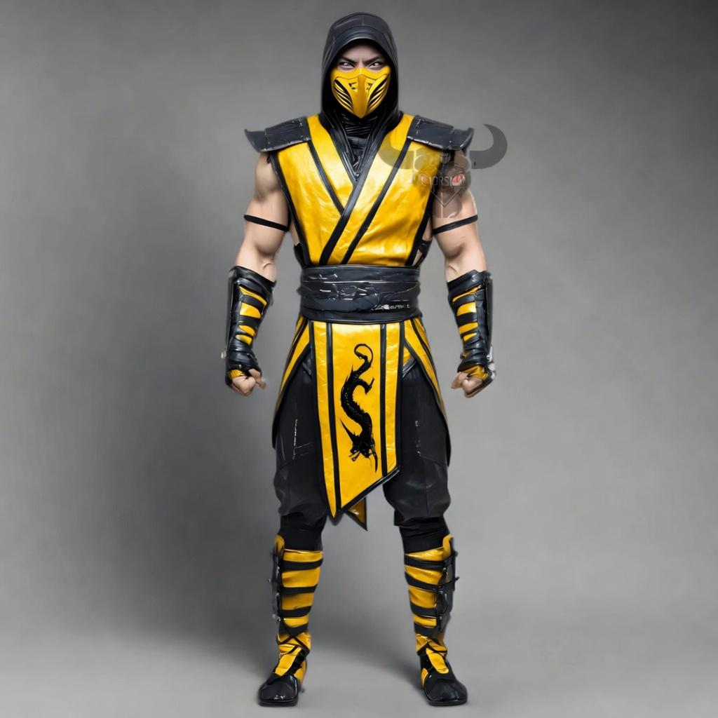 Sub Zero Cosplay Costume Mortal Kombat Ninja Armor Blue Dragon Suit Christmas Gift Men
